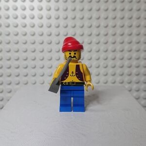LEGO Pirate Minifigure with Red Bandana and Sword - Pirates